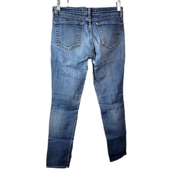 J Brand Womens Skinny Jeans Blue Size 27 Button Zipper Pockets Pure Medium Wash - Picture 5 of 10